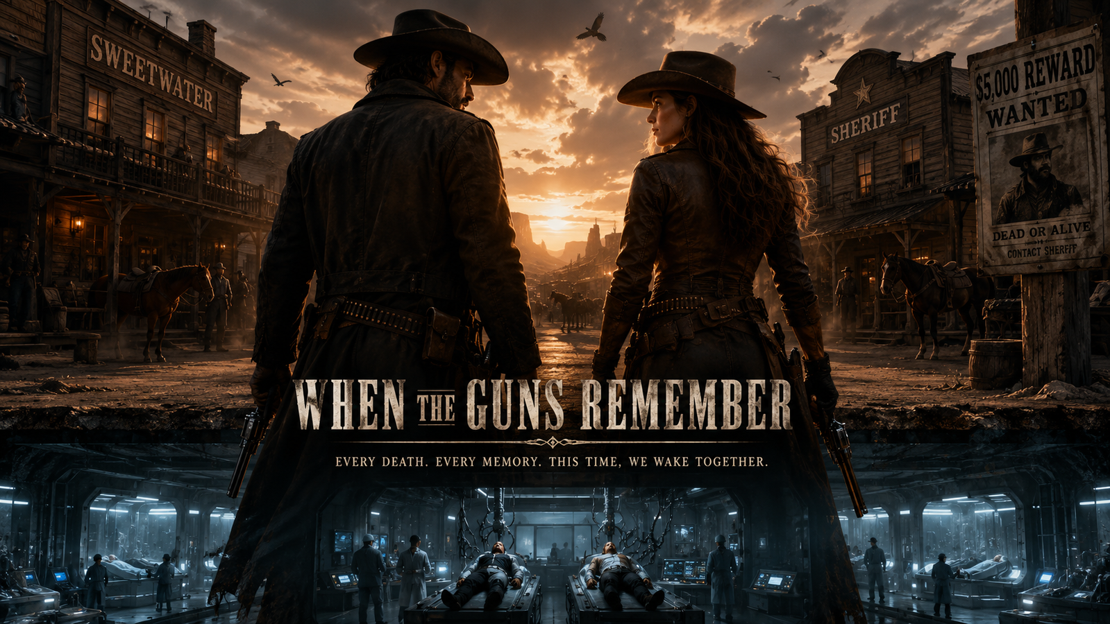 Cover art for When the Guns Remember, a drama scenario on AI Dungeon
