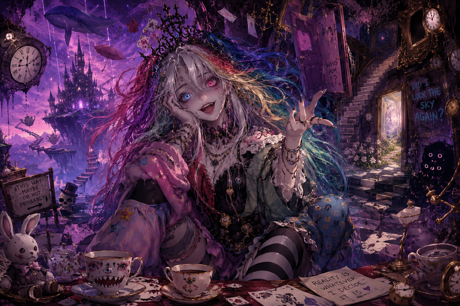 Cover art for The Shattered Court of Lady Aethyra, a drama scenario on AI Dungeon