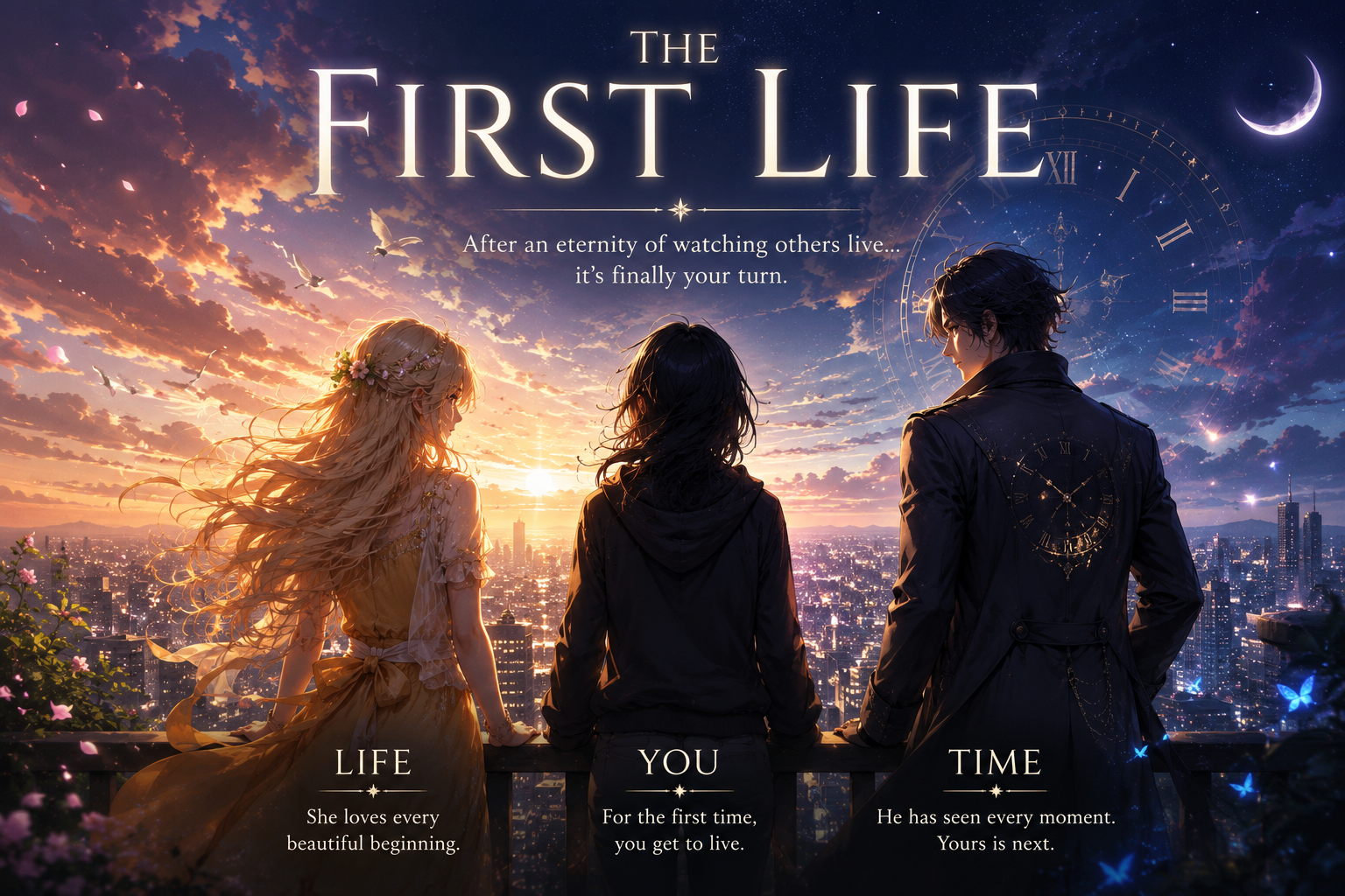 Cover art for The First Life, a drama scenario on AI Dungeon