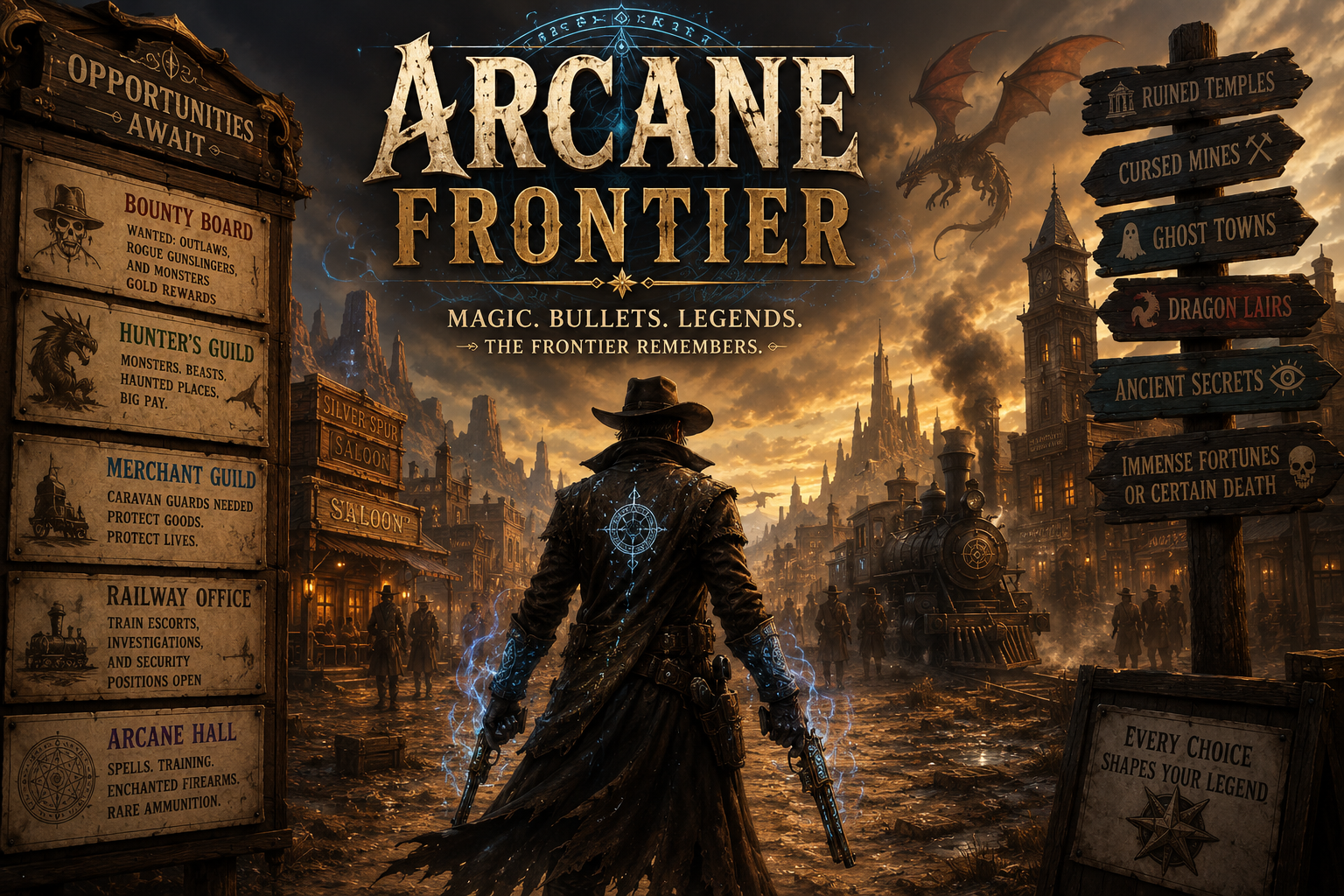 Cover art for Arcane Frontier, a survival scenario on AI Dungeon