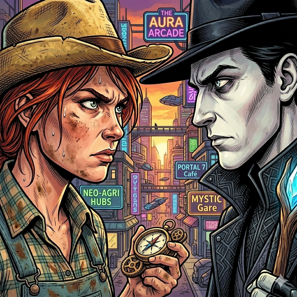 Cover art for Mud VS Marble, a farm scenario on AI Dungeon
