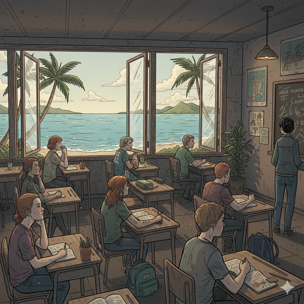 Cover art for School Base Scenario, a school scenario on AI Dungeon