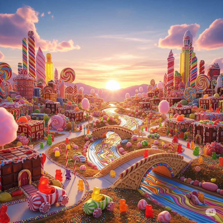 Cover art for The Flavor District, a food scenario on AI Dungeon