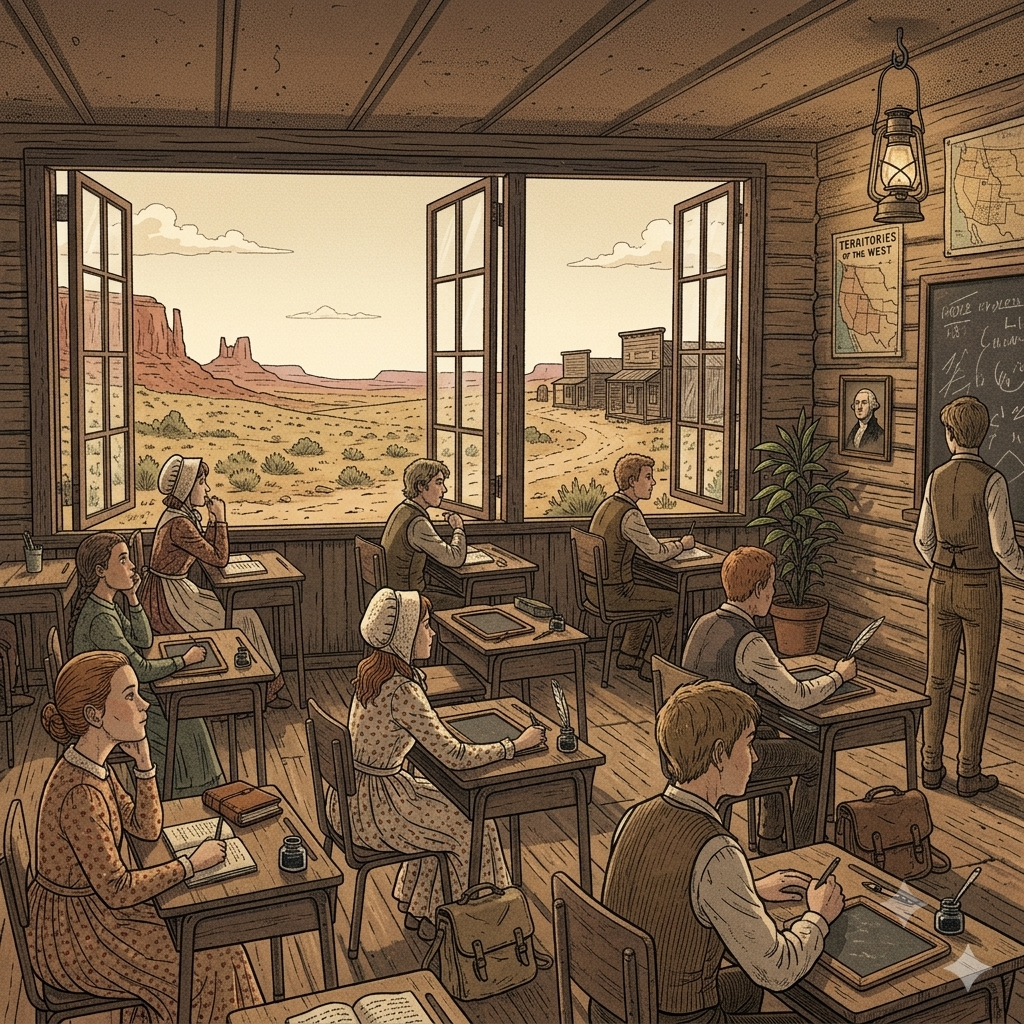 Cover art for American Western Base Scenario, an autocard scenario on AI Dungeon