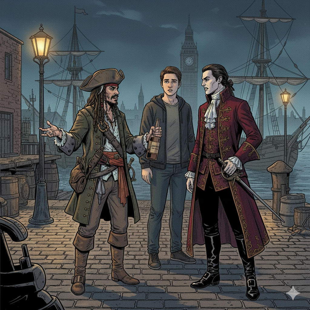 Cover art for The Lion And The Sparrow, a vampire scenario on AI Dungeon