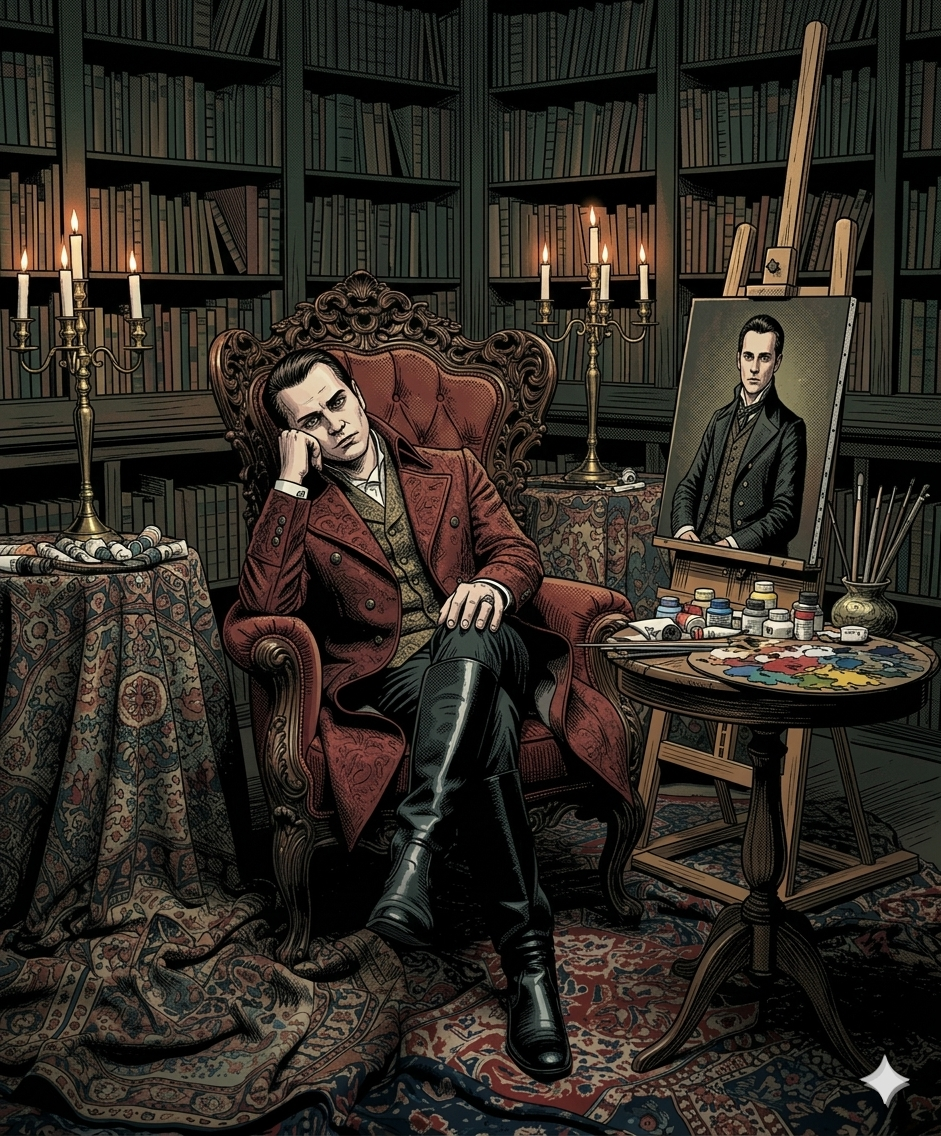 Cover art for Marius De Romanus | The Vampire , an autocard scenario on AI Dungeon