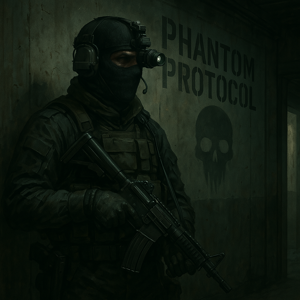 Cover art for Phantom Protocol, a cold war scenario on AI Dungeon