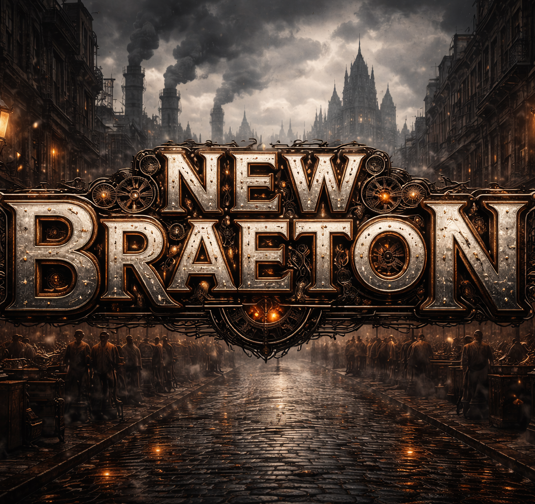 Cover art for New Braeton, a steampunk scenario on AI Dungeon