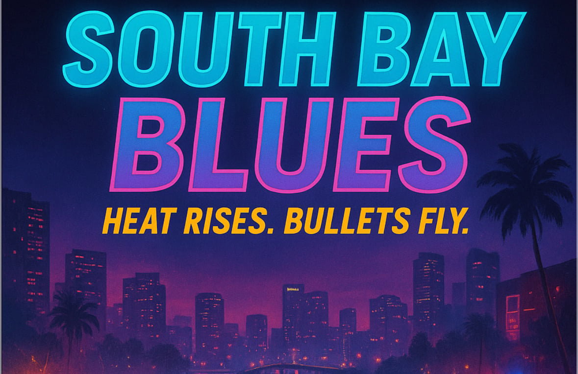 Cover art for South Bay Blues, a crime scenario on AI Dungeon