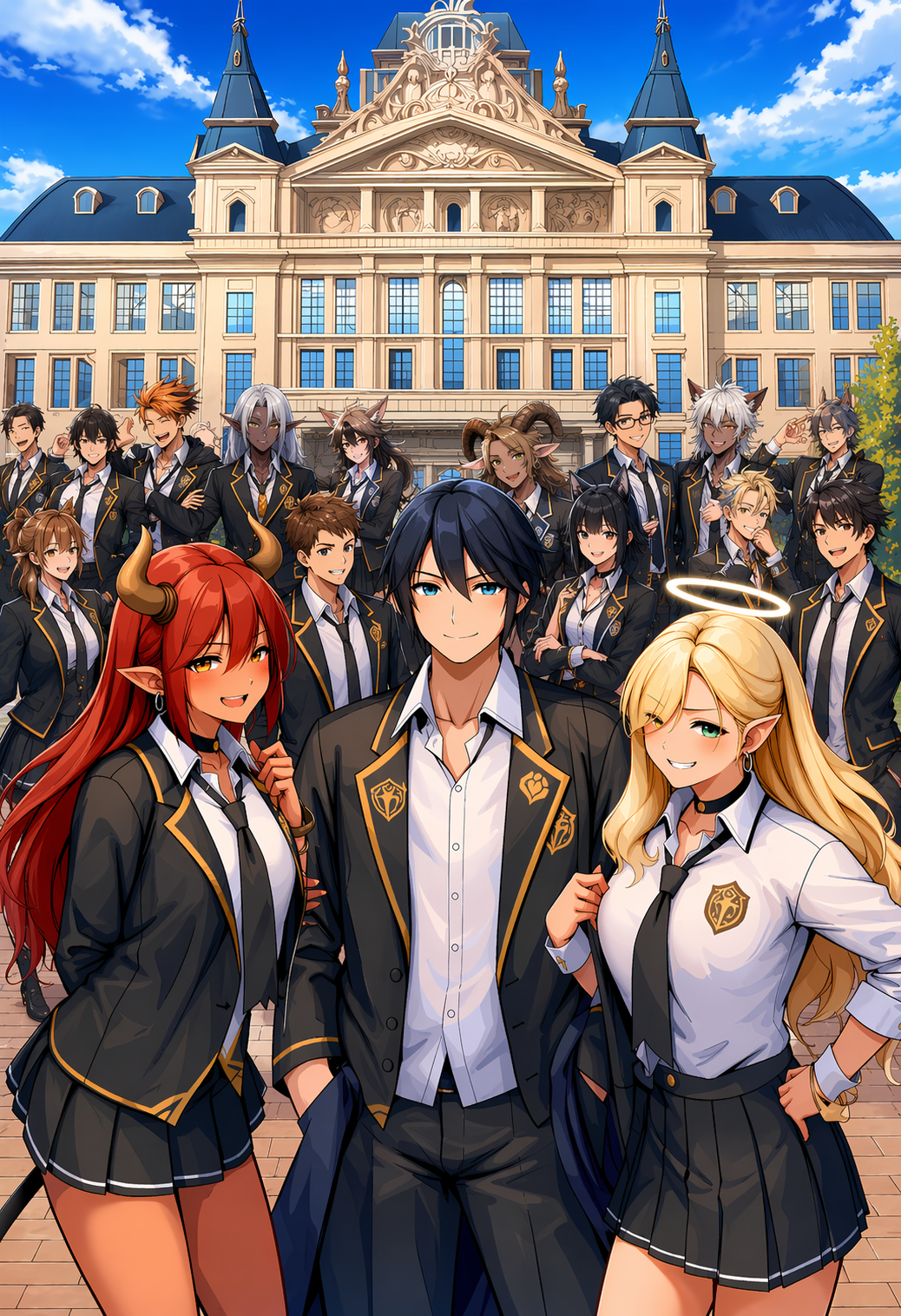 Cover art for Solomon Academy, a college scenario on AI Dungeon