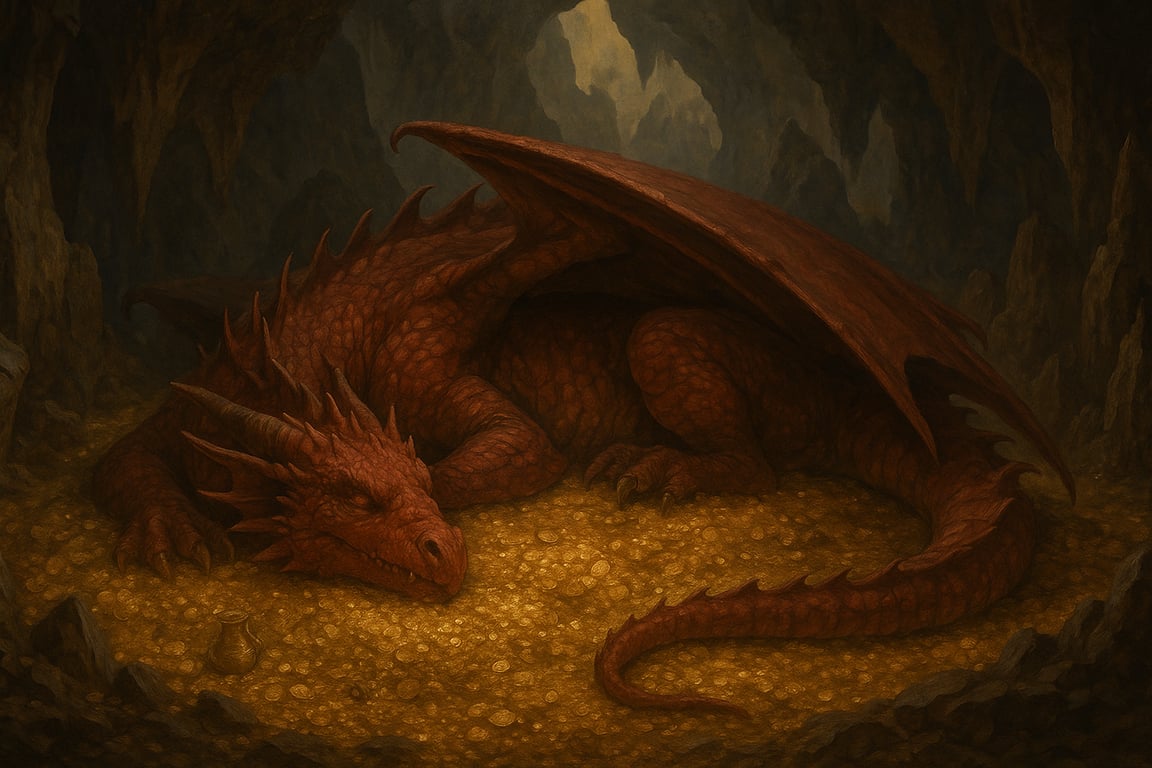 Cover art for Horde of the Infernal Wyrm, a dragons scenario on AI Dungeon