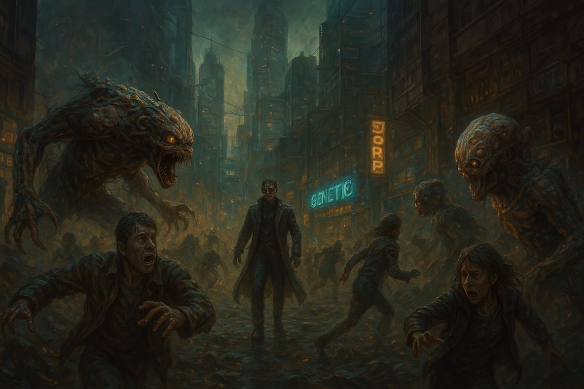 Cover art for Biopunk (BETA), a biopunk scenario on AI Dungeon