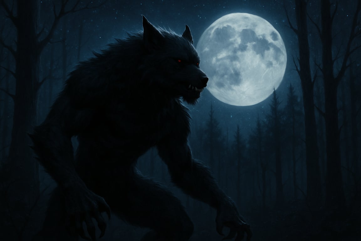 Cover art for The Lycans Curse, a lycan scenario on AI Dungeon