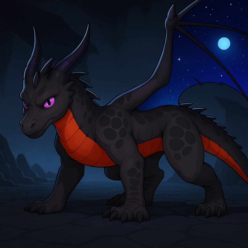 Cover art for Rising a Dark Lord: Hatchling Edition, a dragon scenario on AI Dungeon