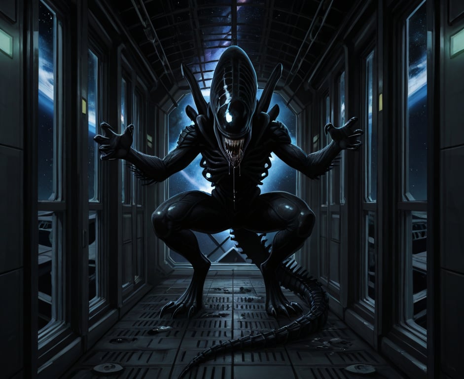 Cover art for Aliens: AI Dungeon {BETA}, an alien scenario on AI Dungeon