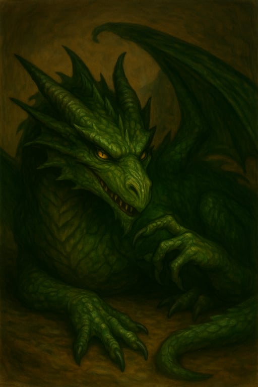 Cover art for Emerald Skies, a green scenario on AI Dungeon