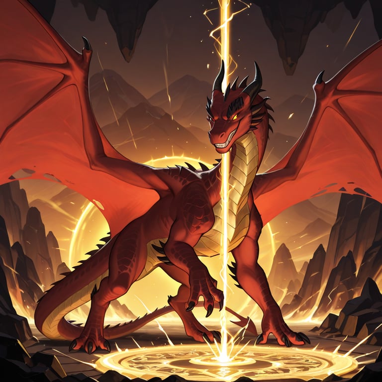 Cover art for Born of Flame {BETA}, a dragon scenario on AI Dungeon