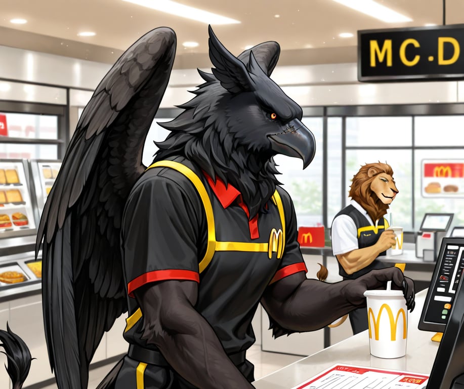 Cover art for Minimum Wage, Maximum Chaos, a simulator scenario on AI Dungeon