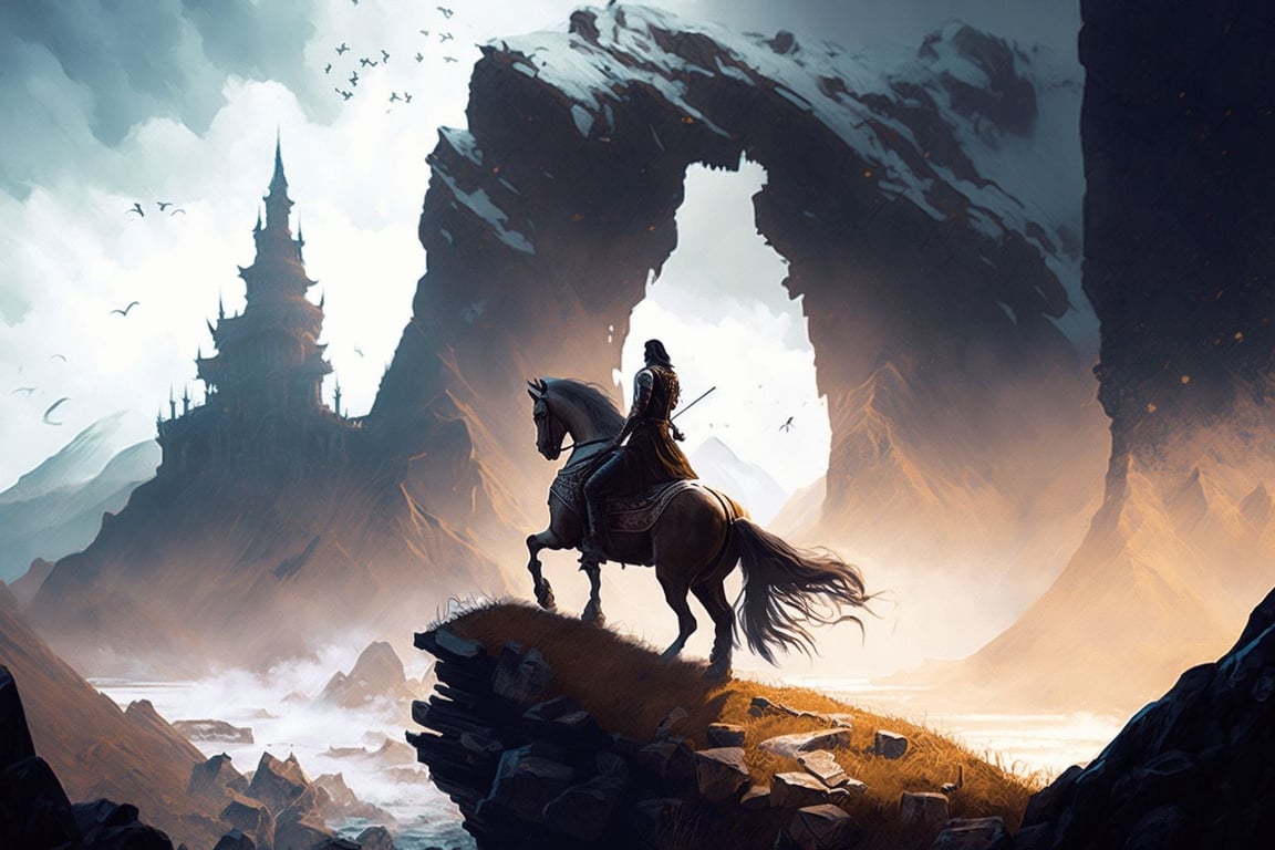 Cover art for Broken kingdoms, a magic scenario on AI Dungeon
