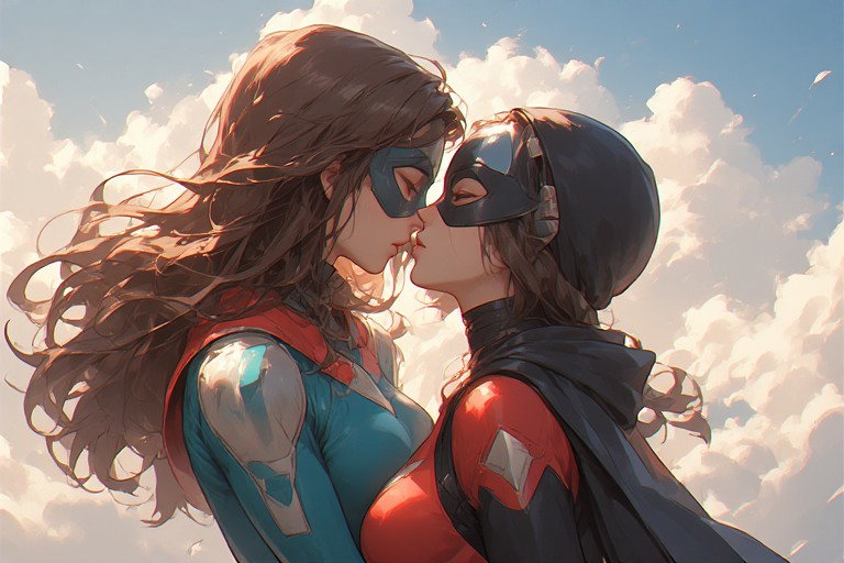 Cover art for Partners in Prime, a superhero scenario on AI Dungeon