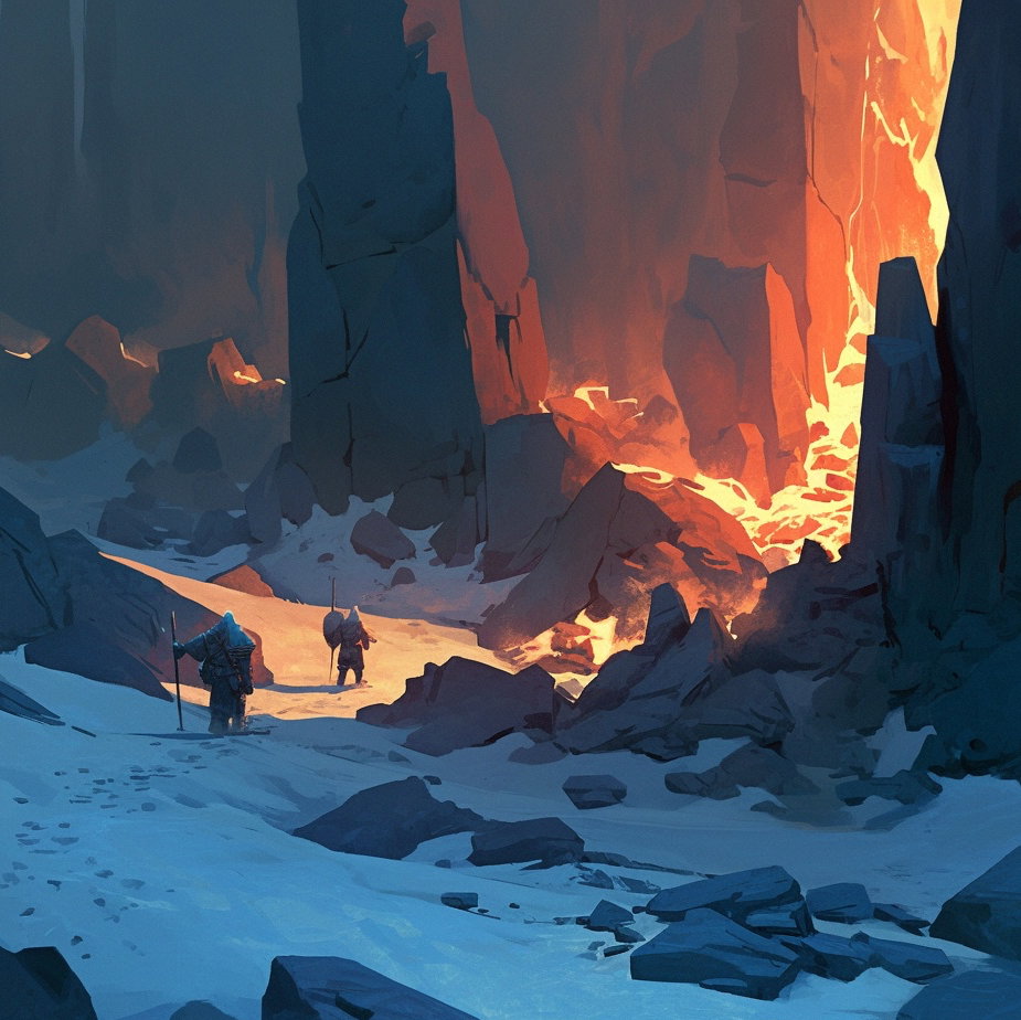 Cover art for Doomed Faerûn, a dark fantasy scenario on AI Dungeon