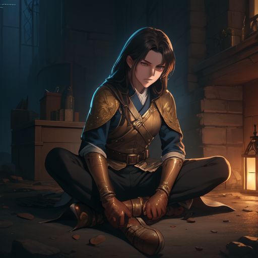 Cover art for Not A Hero, a fantasy adventure on AI Dungeon