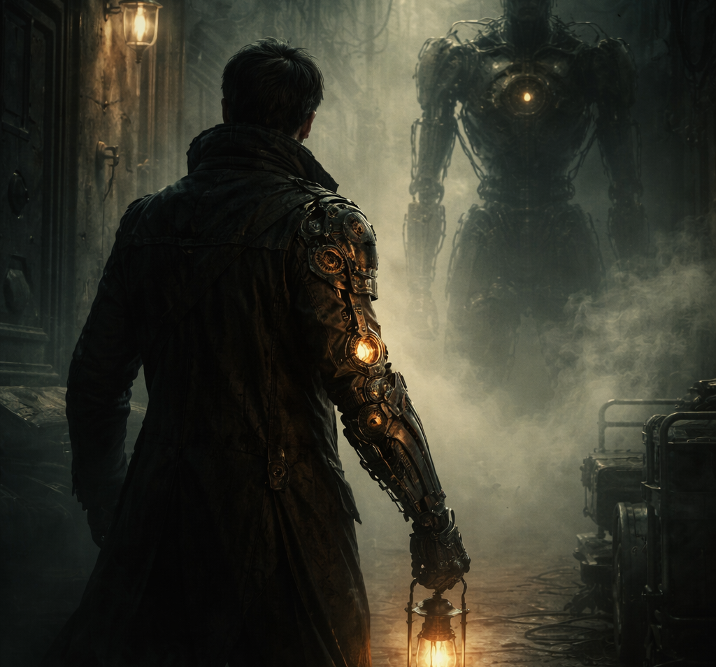 Cover art for The Silent Signal, a horror scenario on AI Dungeon