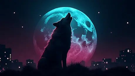 Cover art for Destined Mate to the Alpha, a werewolf scenario on AI Dungeon