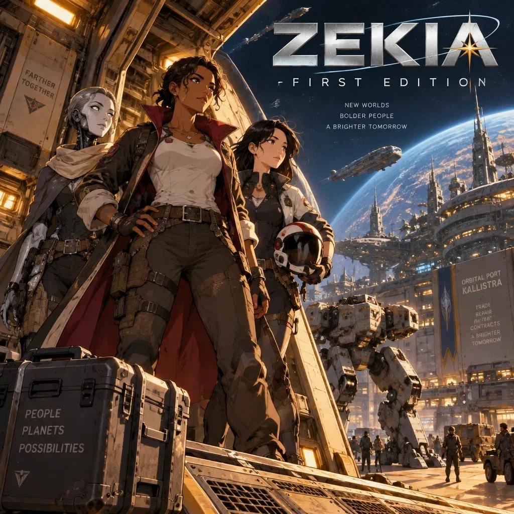 Cover art for Zekia: First Edition on Voyage