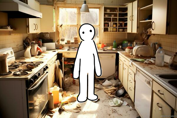 Cover art for Human Roommate, a nonhuman scenario on AI Dungeon
