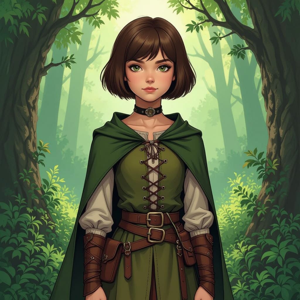 Cover art for André(e), the hunter's apprentice (SFW), a fantasy scenario on AI Dungeon