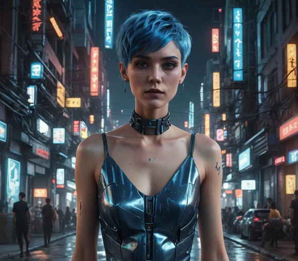 Cover art for "Body" Guard for one night (NSFW), a cyberpunk scenario on AI Dungeon