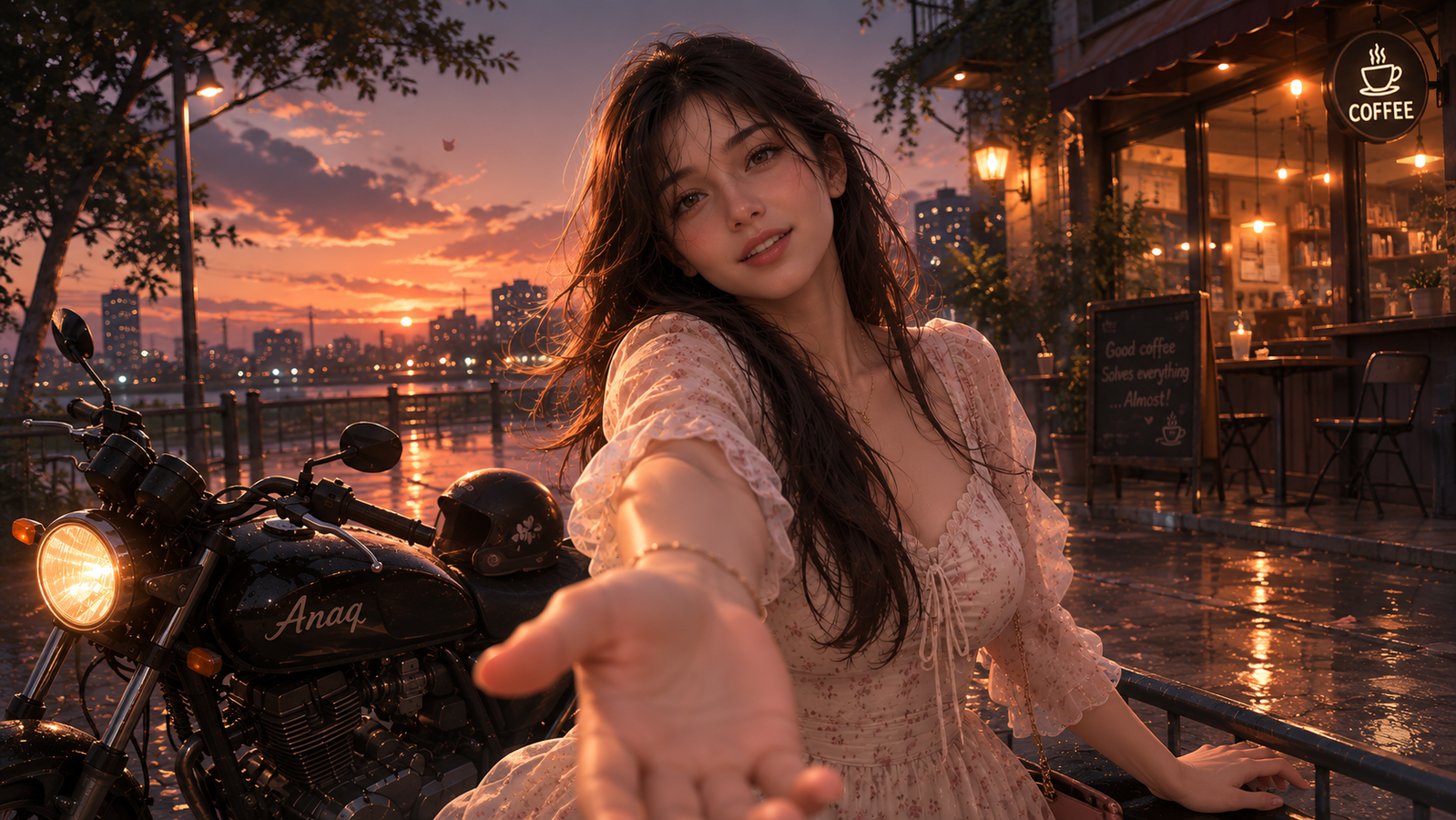 Cover art for Your Stolen Motorcycle, a modern scenario on AI Dungeon