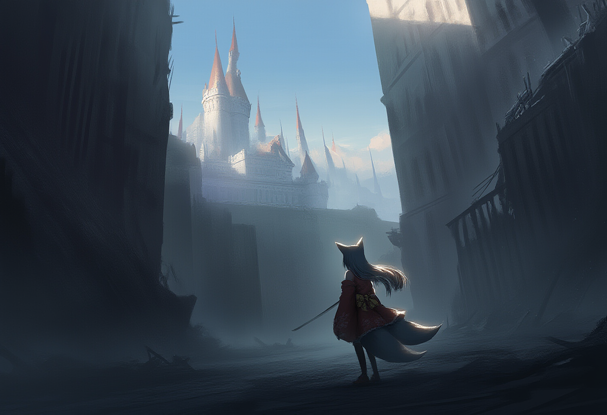 Cover art for Land of Etyma, a fantasy scenario on AI Dungeon
