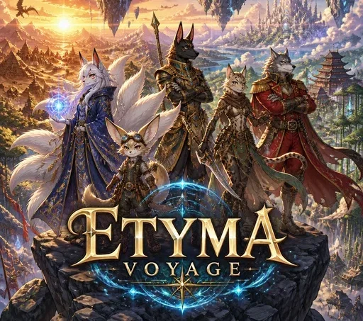 Cover art for Etyma Voyage, a fantasy world on Voyage