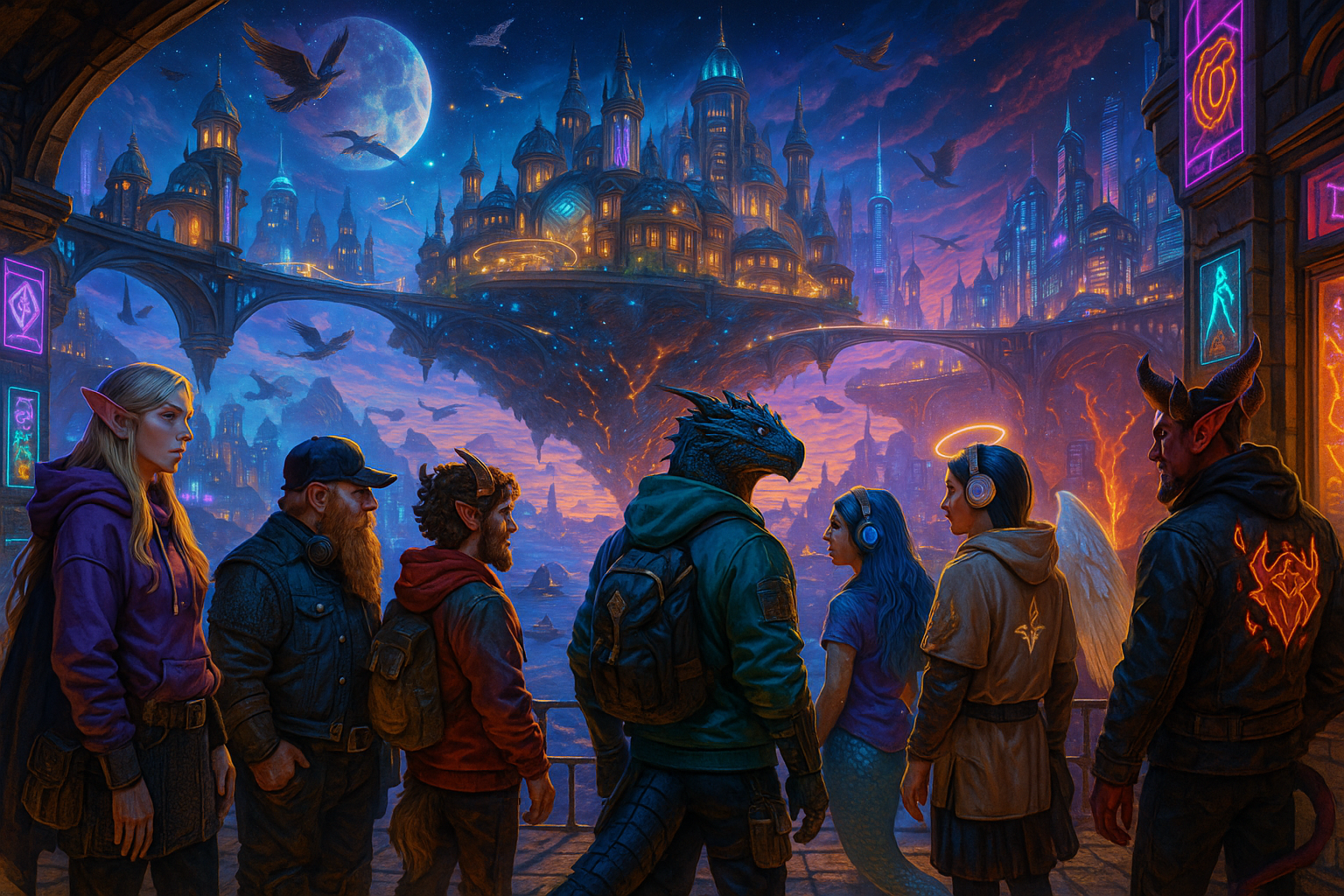 Cover art for Terra Arcana: Chronicles V2, a fantasy scenario on AI Dungeon