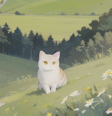 Cover art for You Helped a Magic Cat, Get a Superpower, a magic cat scenario on AI Dungeon