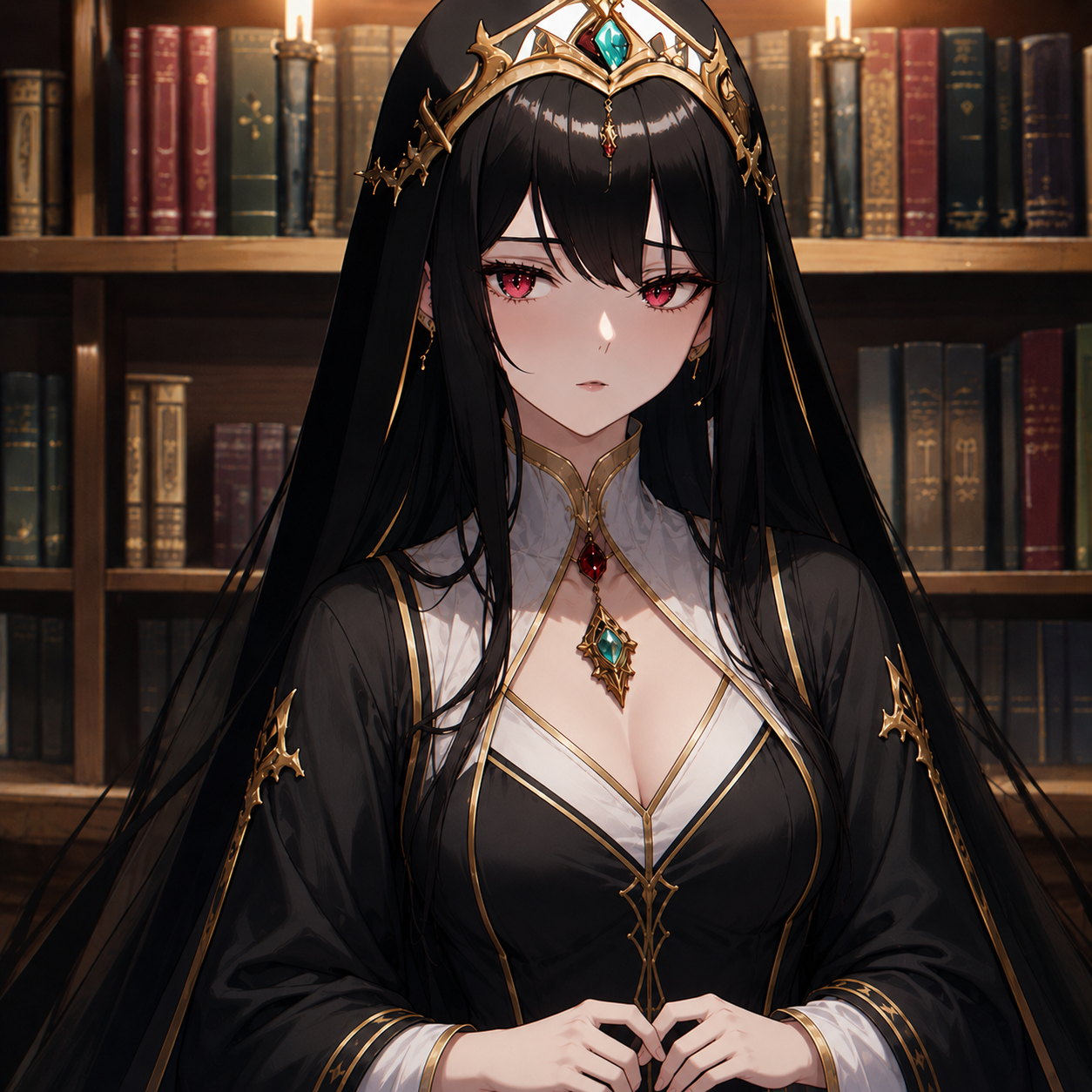 Cover art for The Librarian Who Waited 400 Years, a magic scenario on AI Dungeon