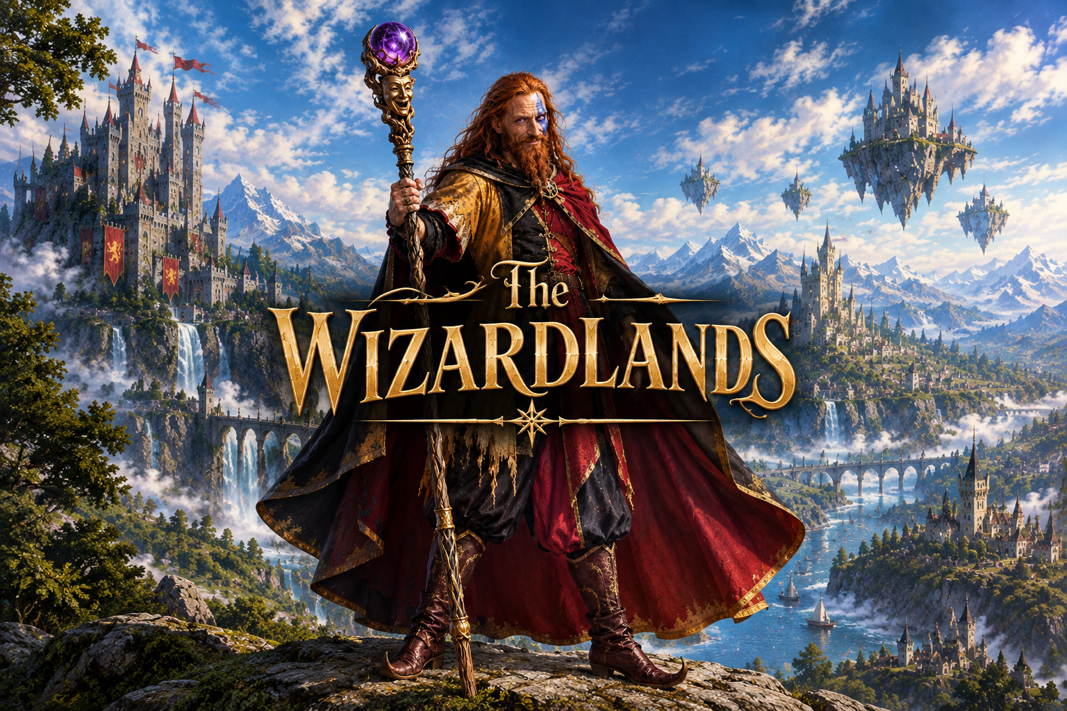 Cover art for The Wizardlands, a magic world on Voyage