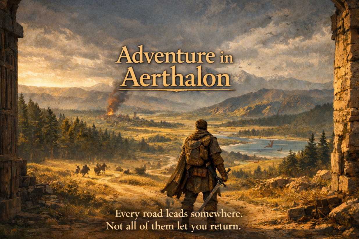 Cover art for Deity's Adventure in Aerthalon on Voyage