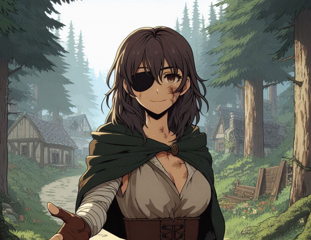 Cover art for Let's Travel Together, a fantasy scenario on AI Dungeon