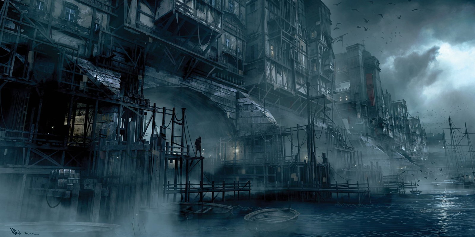 Cover art for Kaldwin 1840, a dystopia scenario on AI Dungeon