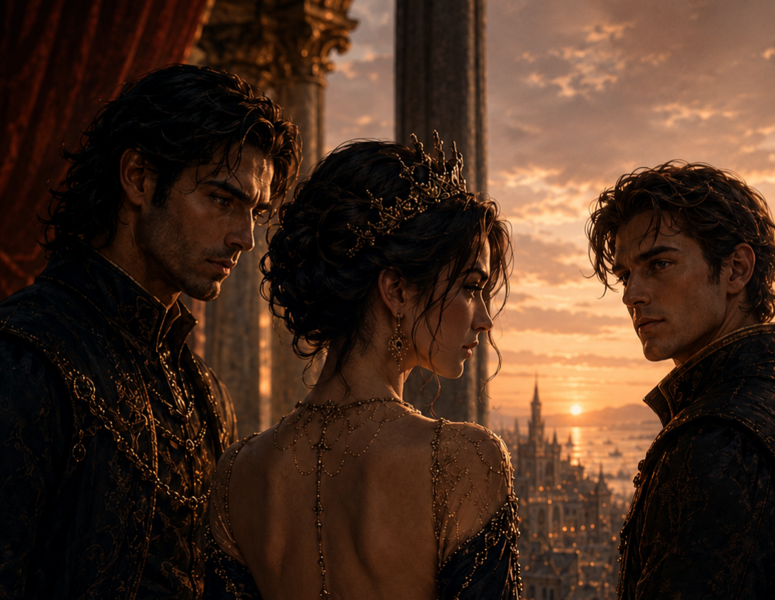 Cover art for Queen of Aurelia, a romance scenario on AI Dungeon