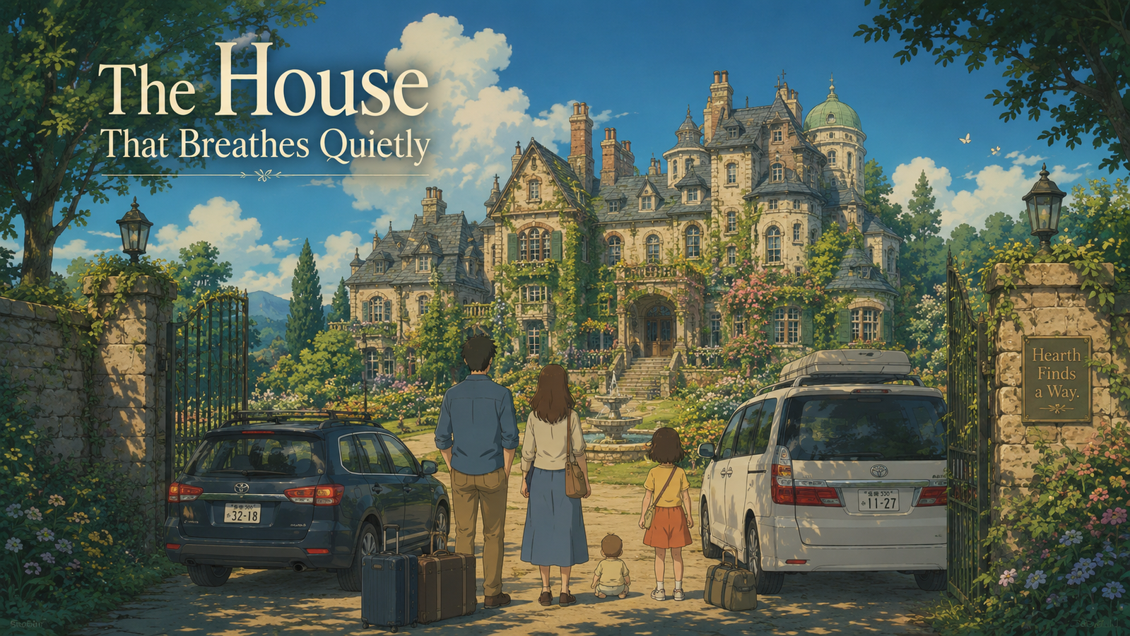 Cover art for The House That Breathes Quietly, a home scenario on AI Dungeon