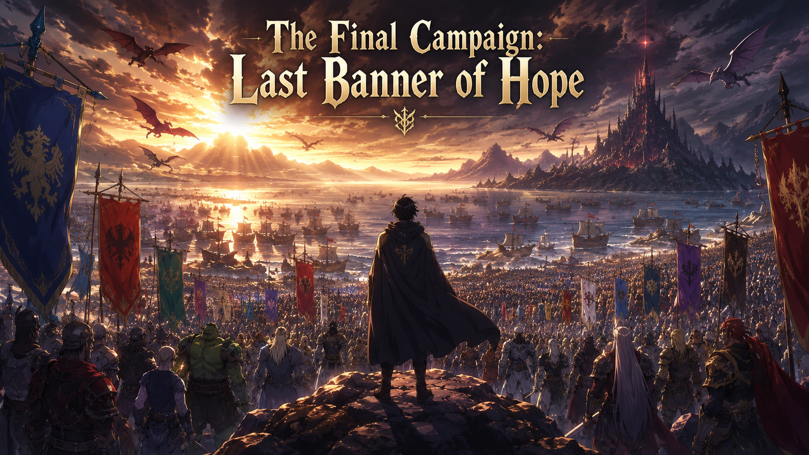 Cover art for The Final Campaign: Last Banner of Hope, a fantasy scenario on AI Dungeon