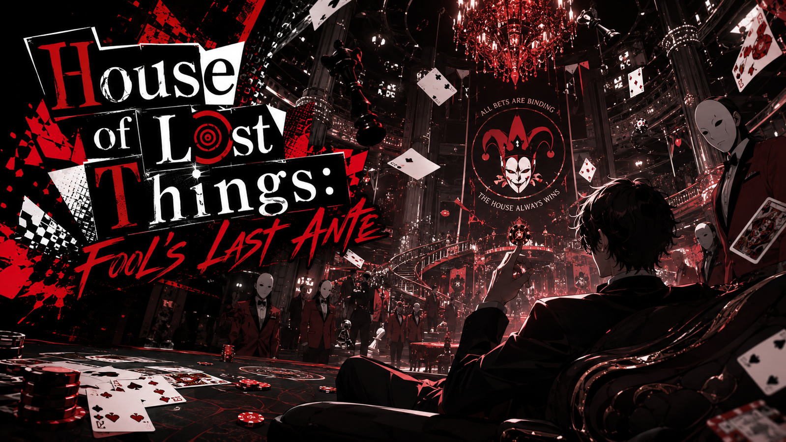 Cover art for The House of Lost Things: Fool's Last Ante, a lost scenario on AI Dungeon