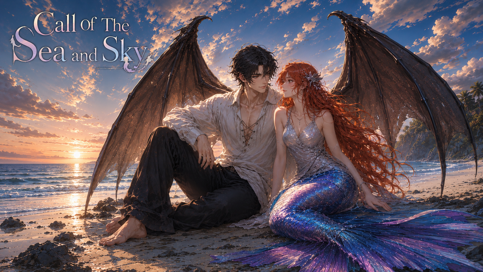Cover art for Call of The Sea and Sky, a romance scenario on AI Dungeon