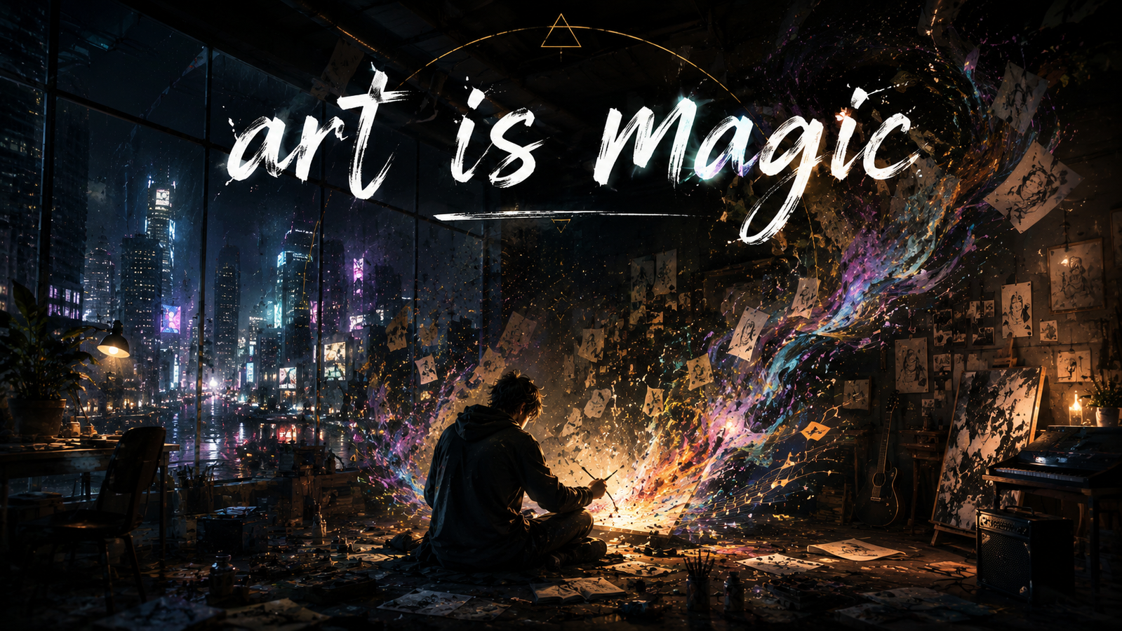 Cover art for Art is Magic, a magic scenario on AI Dungeon