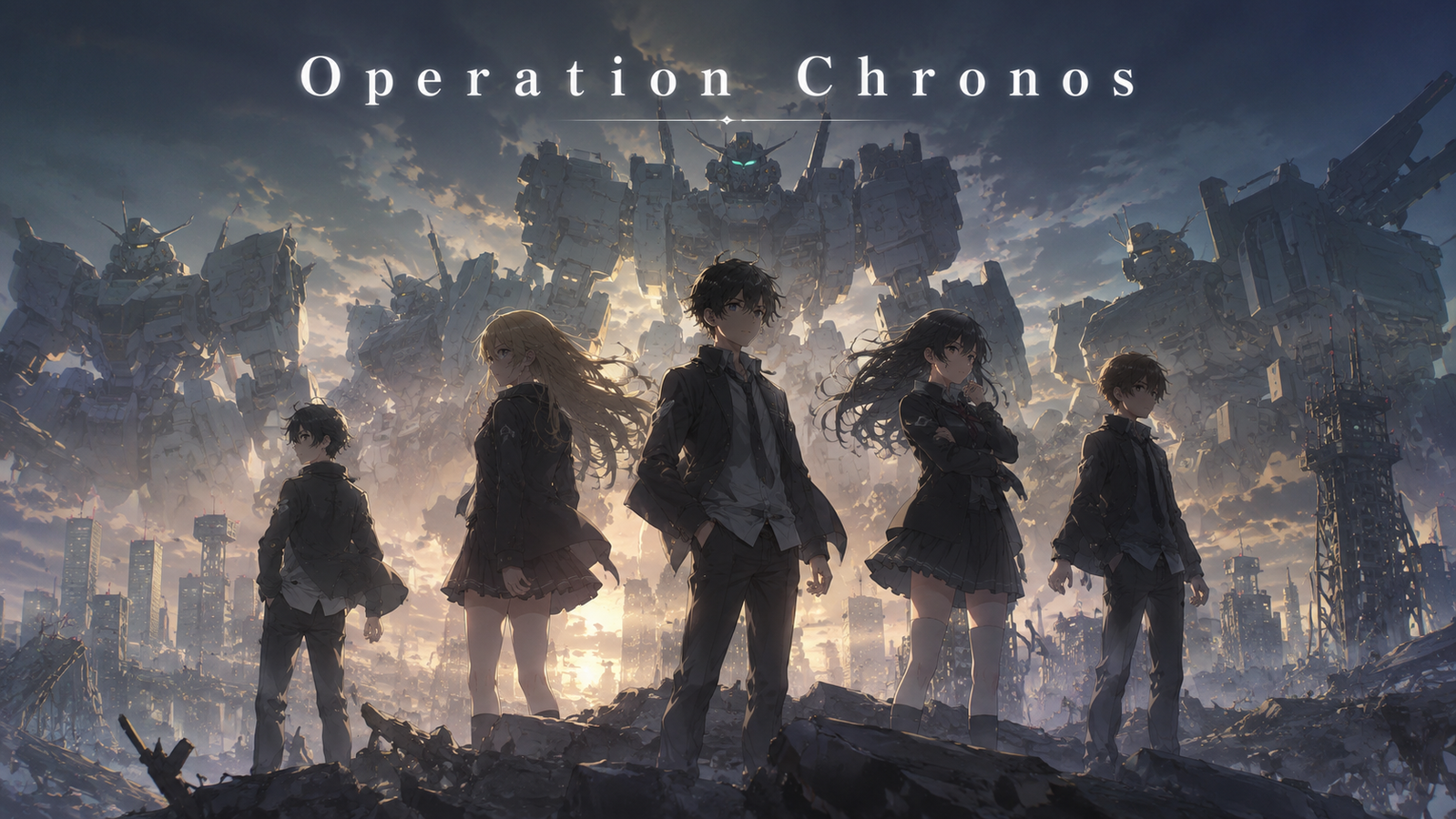 Cover art for Operation Chronos, an anime scenario on AI Dungeon