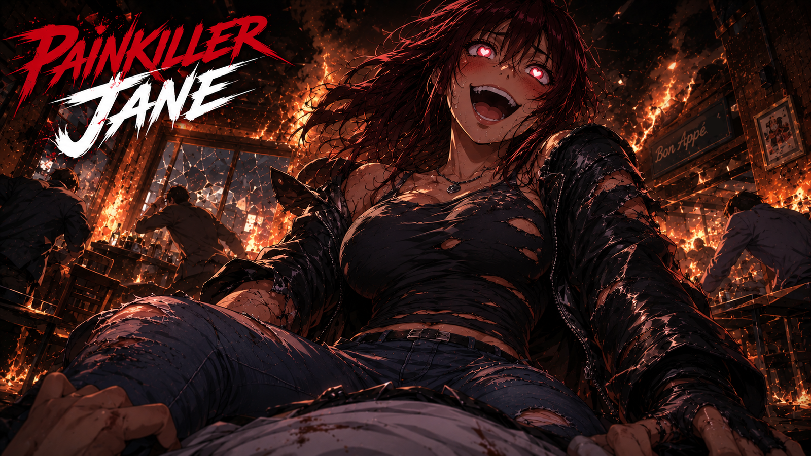 Cover art for Painkiller Jane, a romance scenario on AI Dungeon